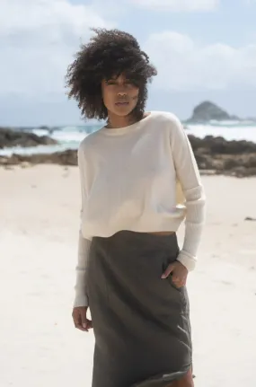Miri Cashmere Knit Ivory
