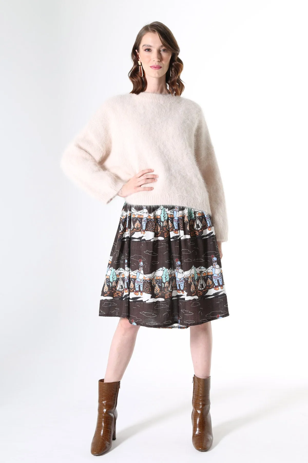 Montreal Angora Knit Ivory