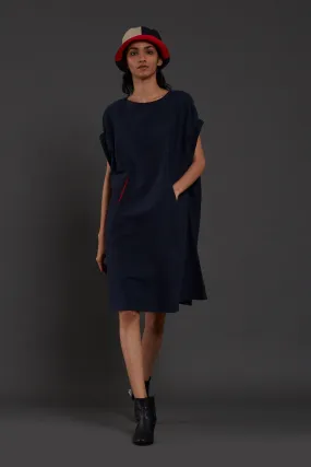 Navy Blue Tora Dress
