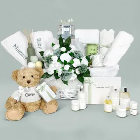 Personalised Babyblooms Signature Moses Basket Hamper