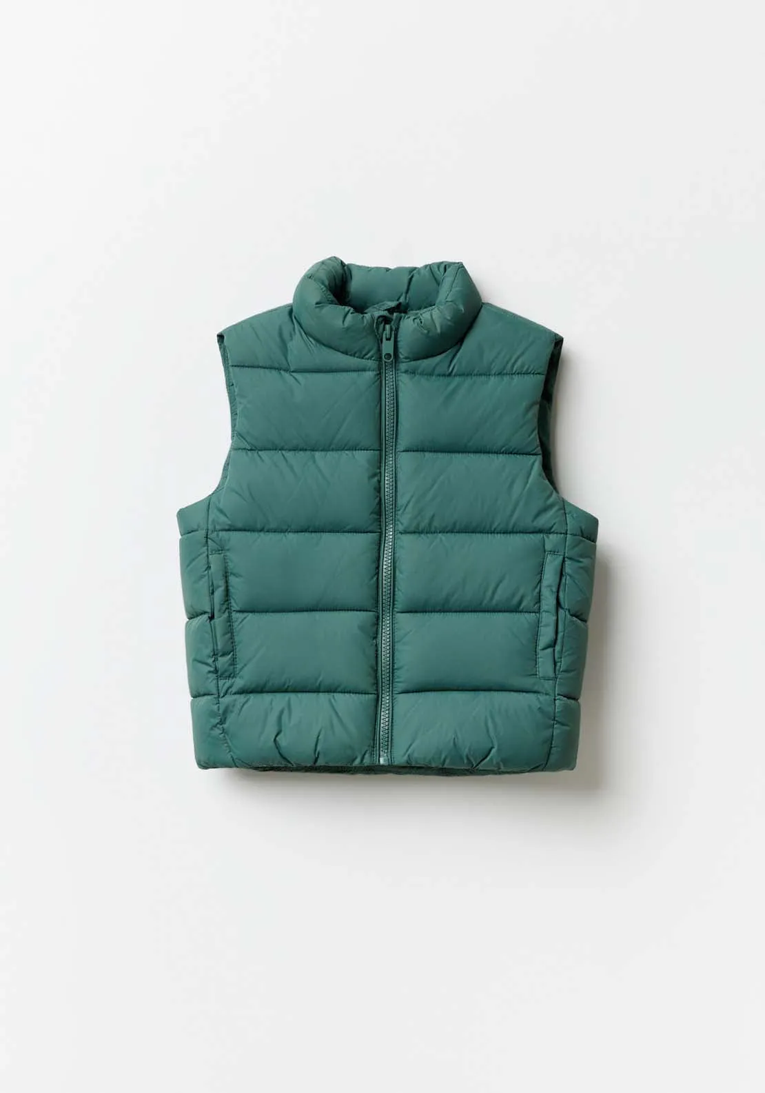 Plain Gilet - Green Acid