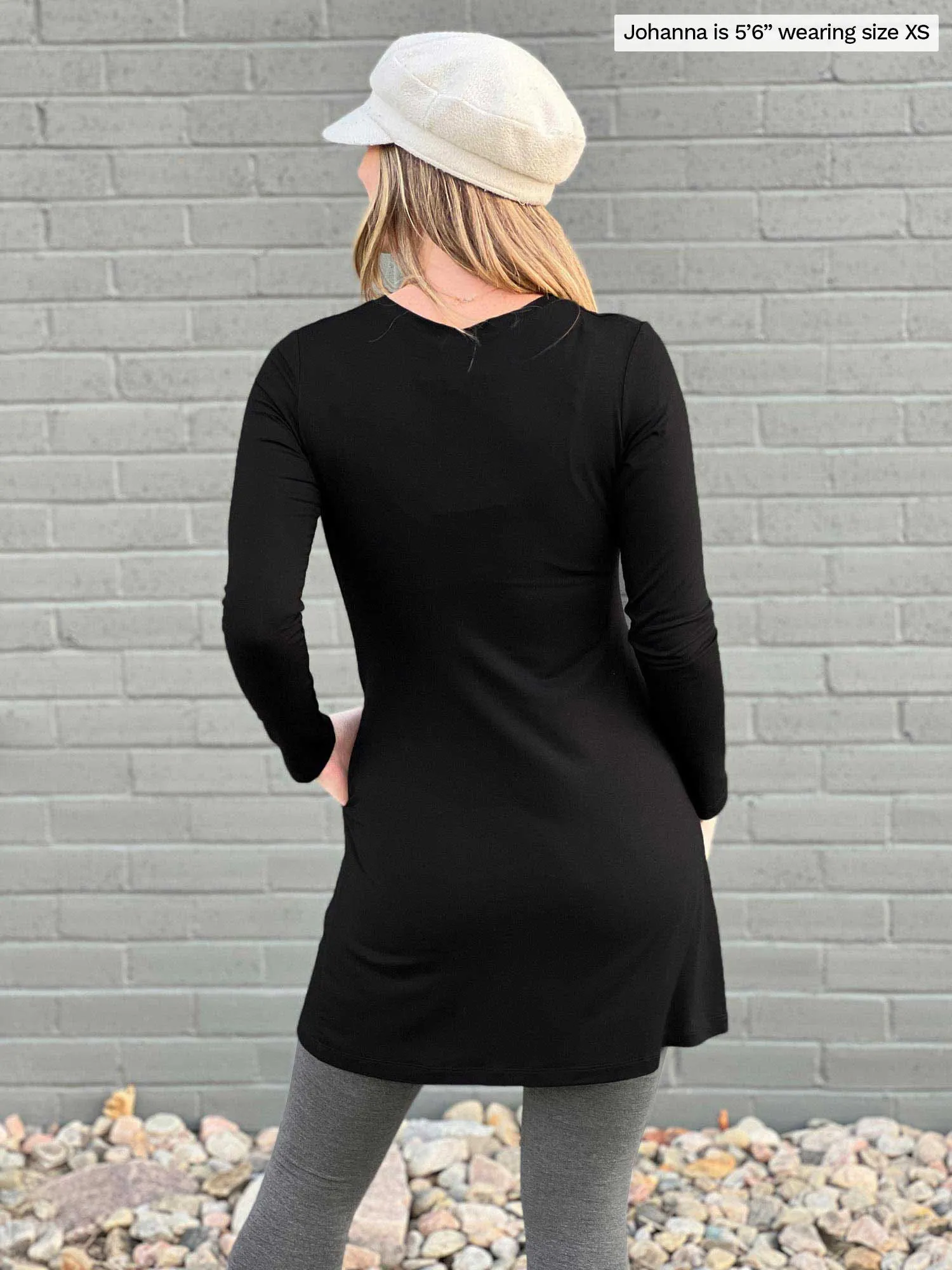Saya v-neck pocket tunic - FINAL SALE