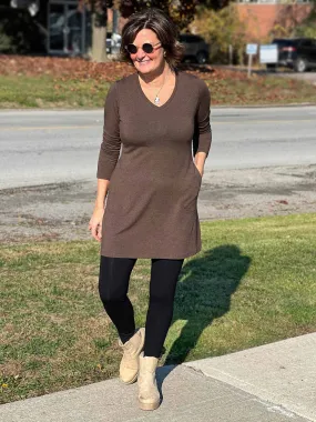 Saya v-neck pocket tunic - FINAL SALE