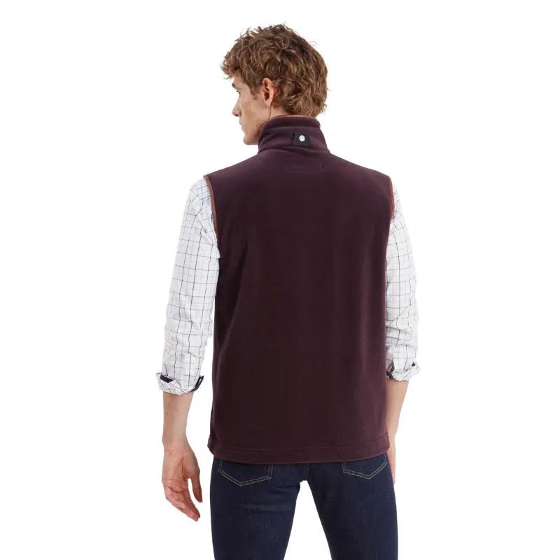 Schoffel Oakham Fleece Gilet - Port