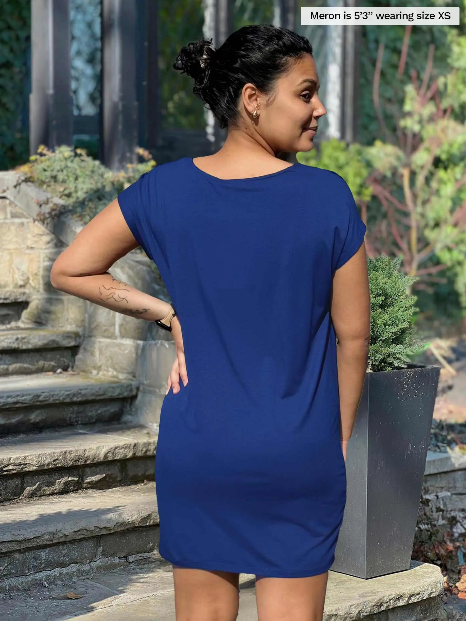 Sia dolman-sleeve cocoon tunic - FINAL SALE