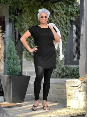 Sia dolman-sleeve cocoon tunic - FINAL SALE