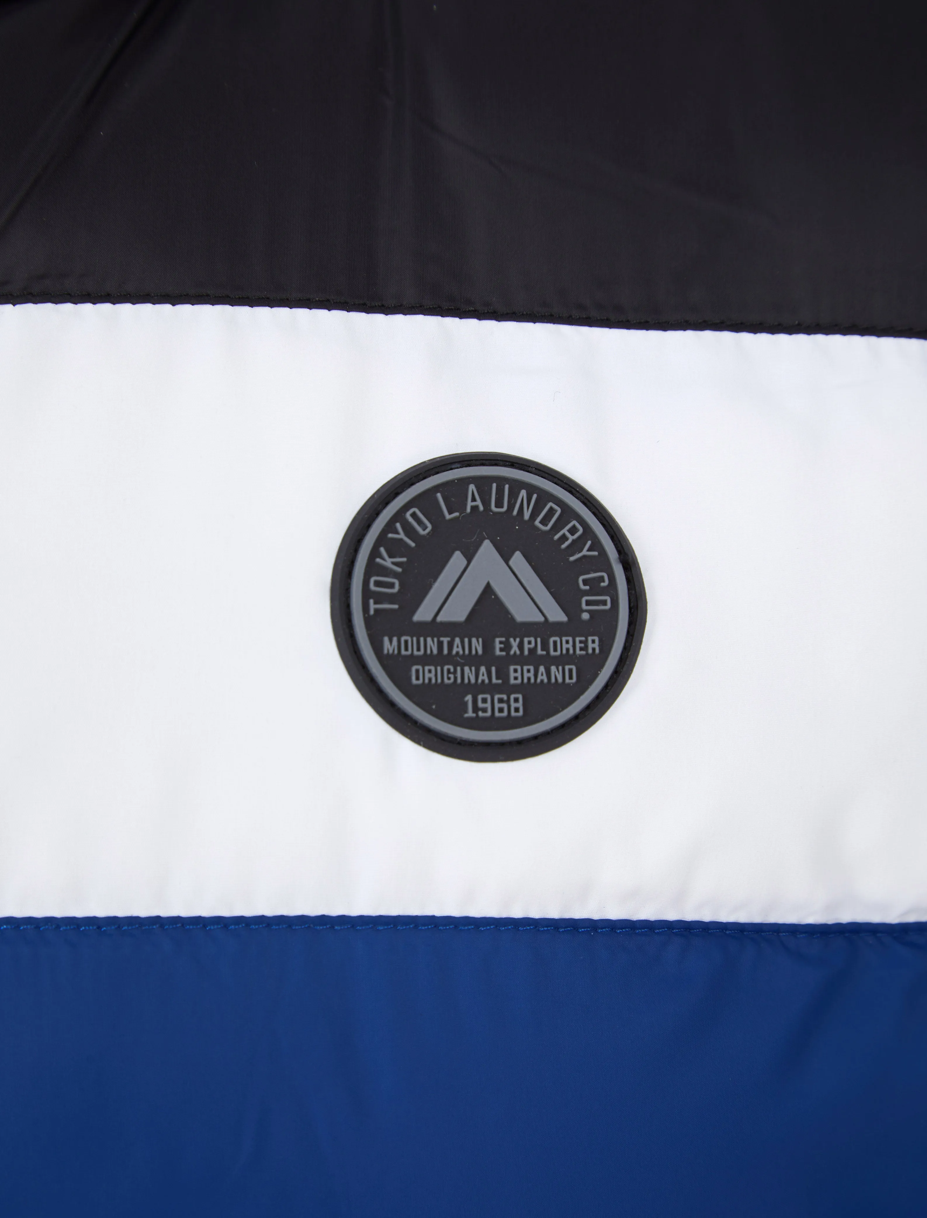 Therius Micro Fleece Lined Quilted Puffer Gilet with Hood in Sodalite Blue - Tokyo Laundry