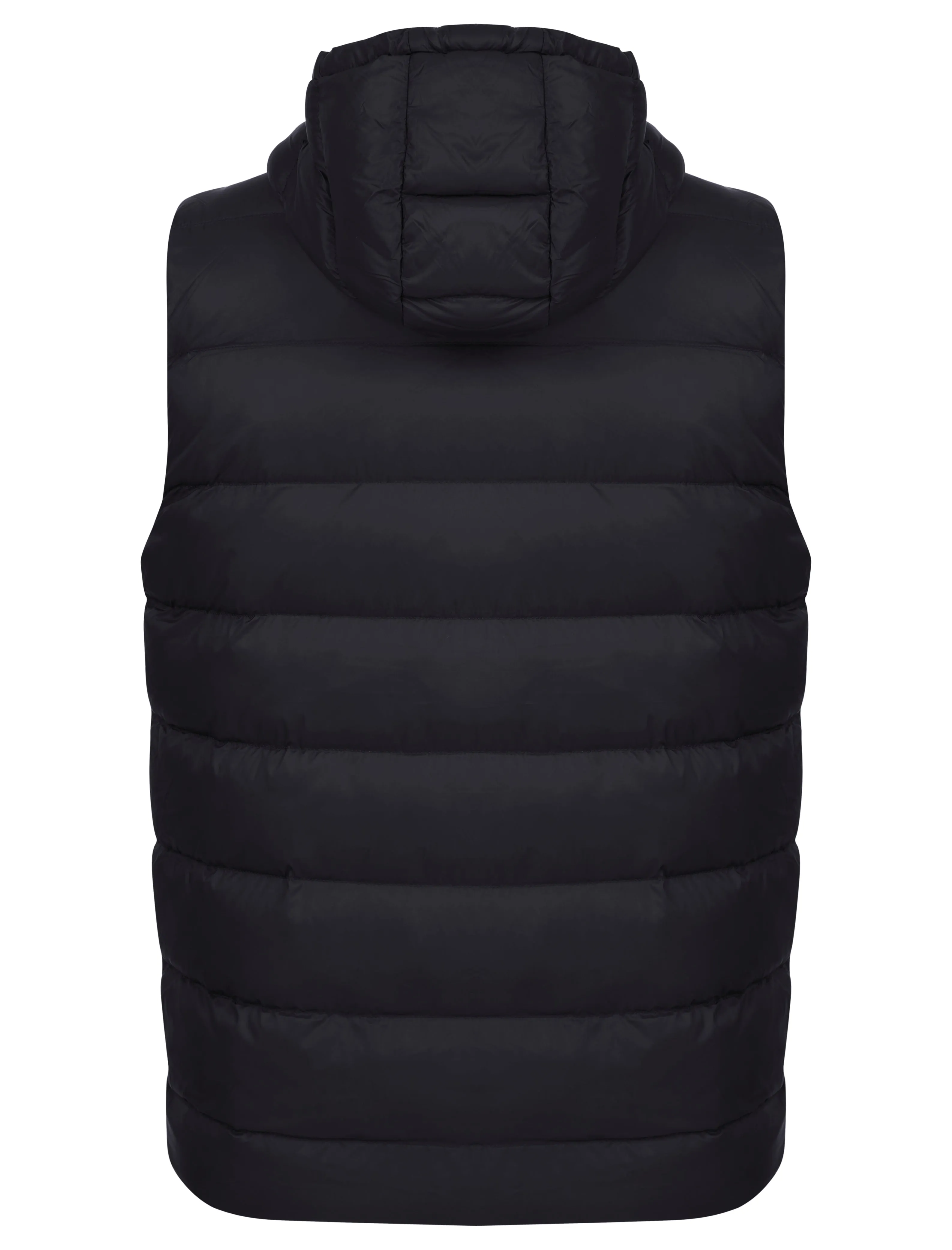 Therius Micro Fleece Lined Quilted Puffer Gilet with Hood in Sodalite Blue - Tokyo Laundry