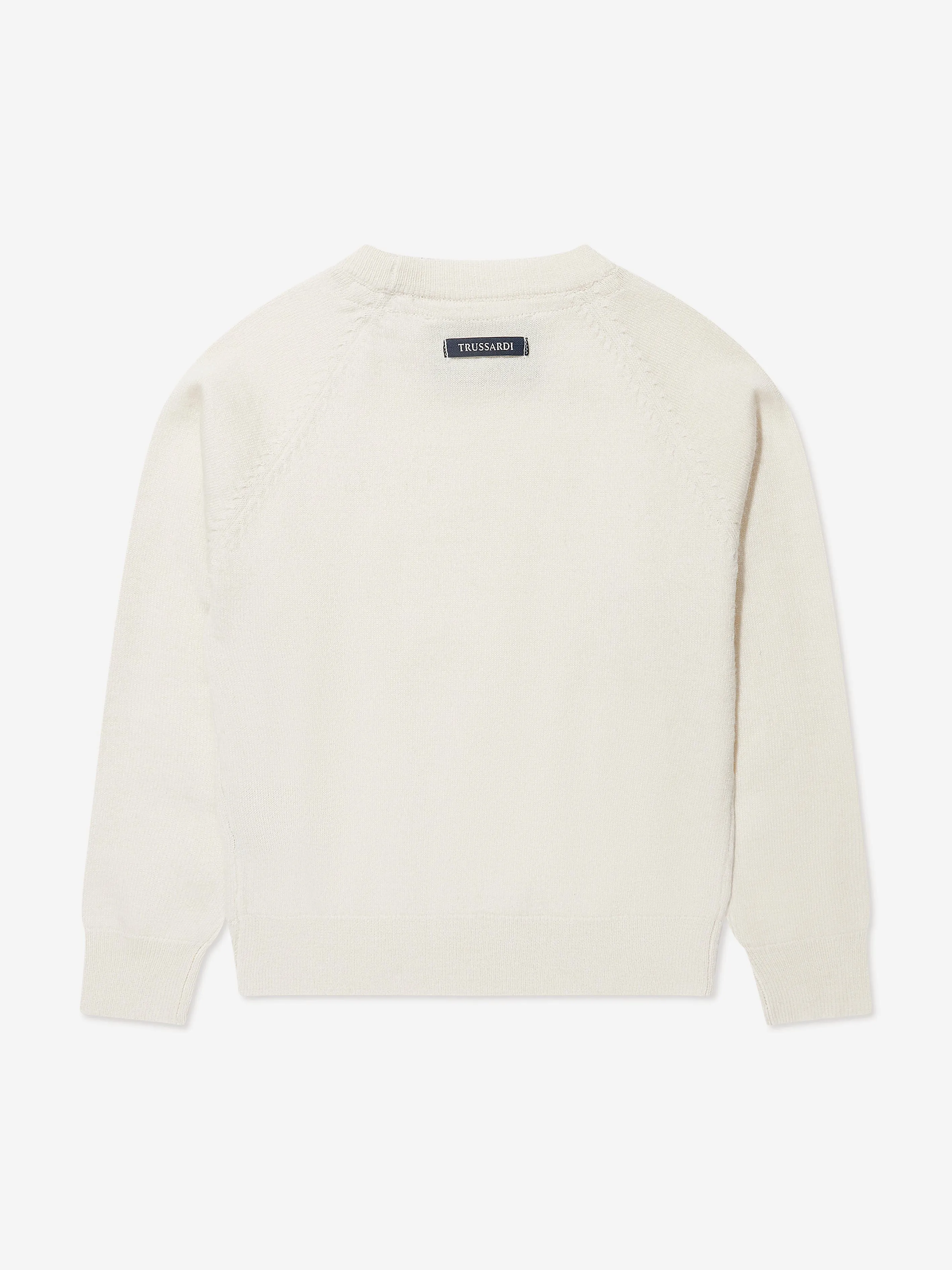 Trussardi Boys Hershel Sweatshirt in Ivory