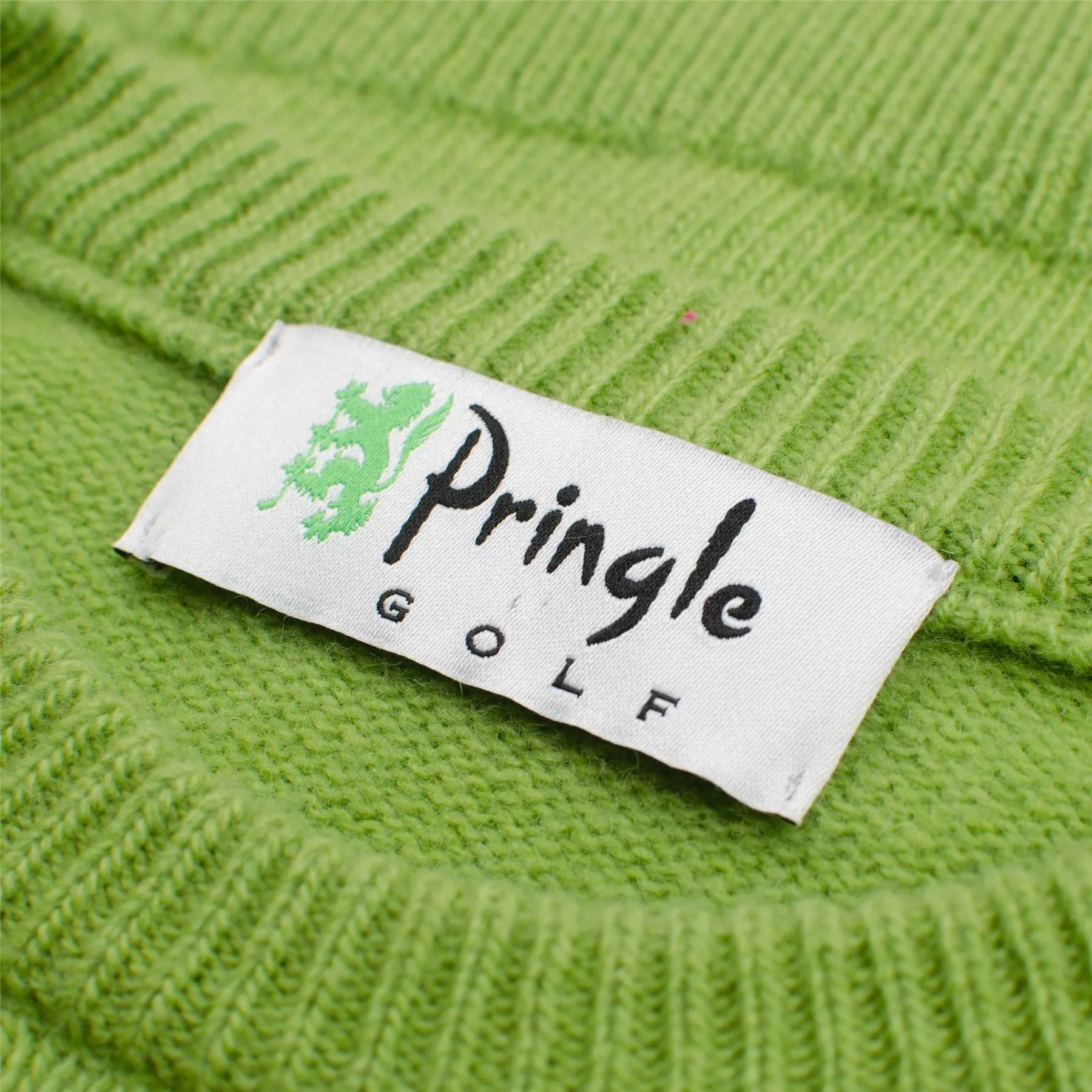 Unisex Heritage Diamond Intarsia Knit Field Green/Ivory - SS23
