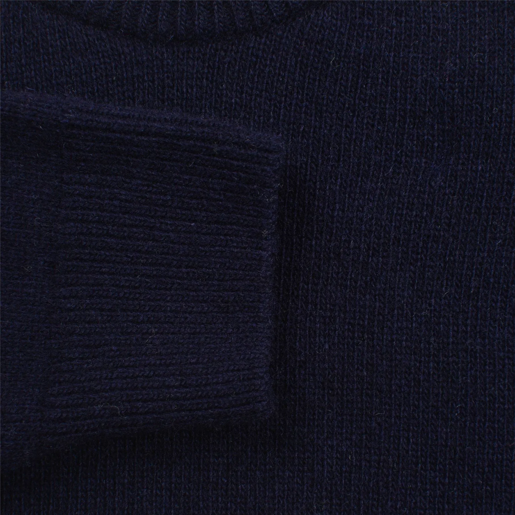 Unisex Heritage Diamond Intarsia Knit Navy/Ivory - SS23
