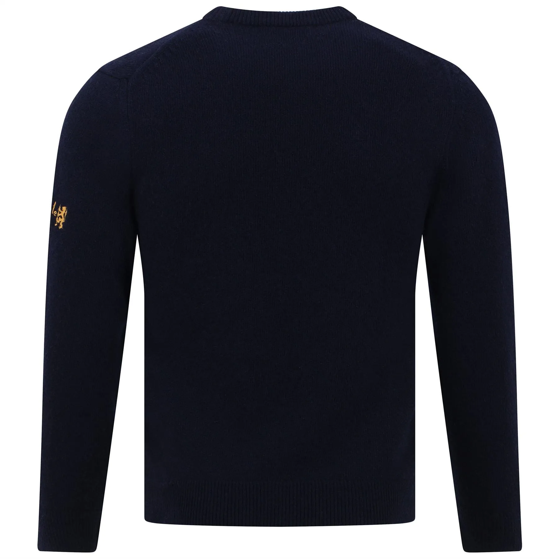 Unisex Heritage Diamond Intarsia Knit Navy/Ivory - SS23