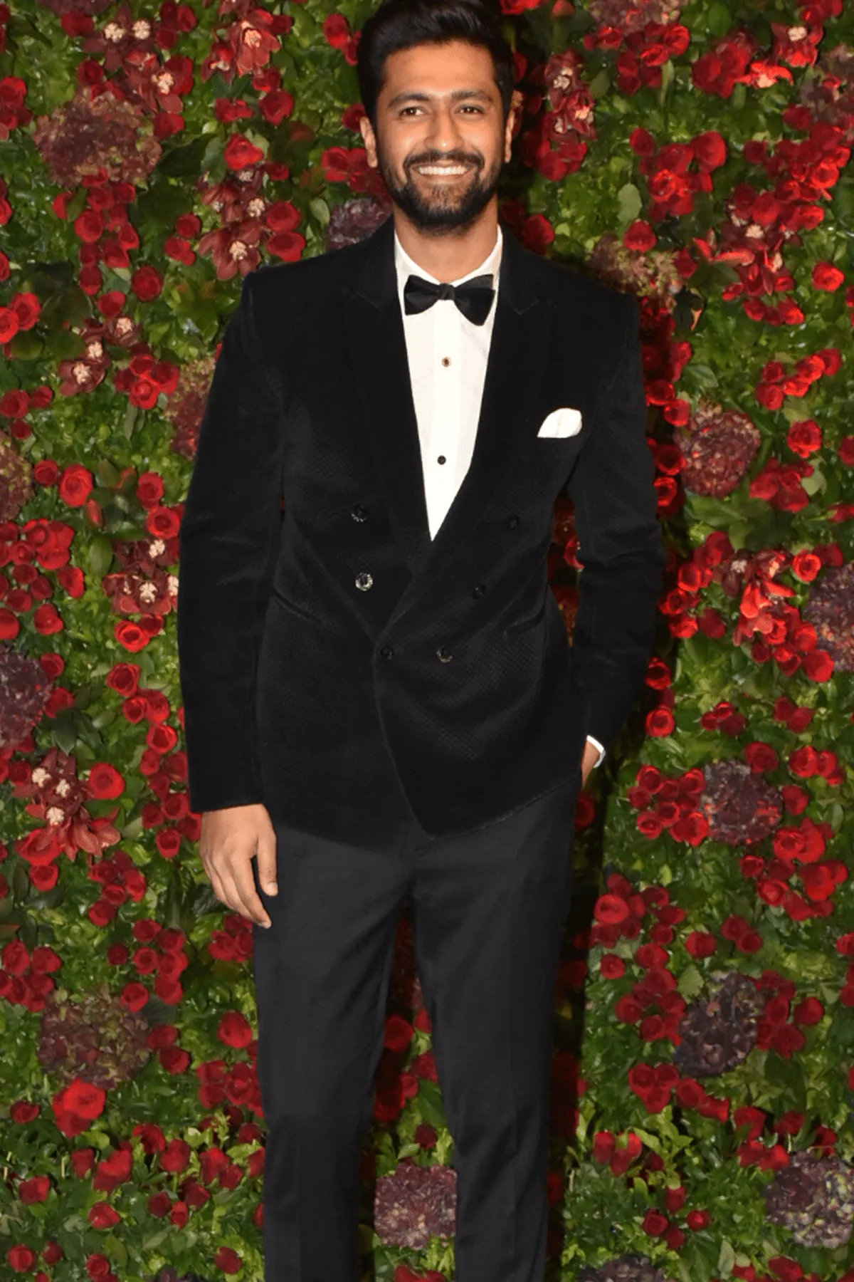 Vicky Kaushal In Black jacket with white shirt and black tousers