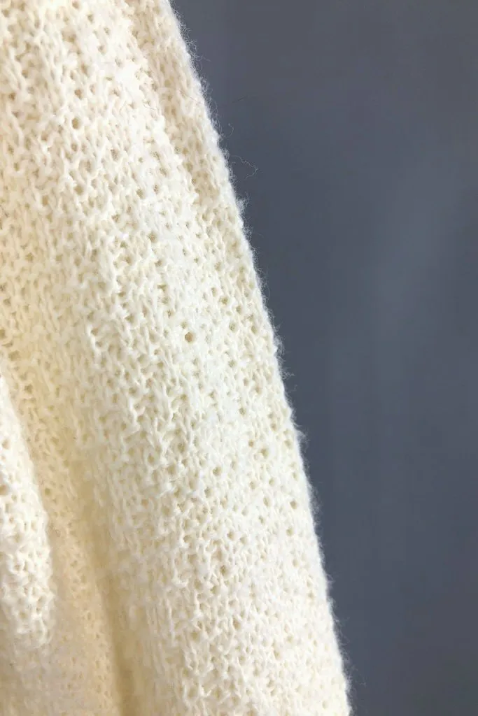 Vintage Ivory Knit Sweater