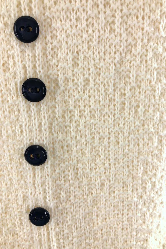Vintage Ivory Knit Sweater
