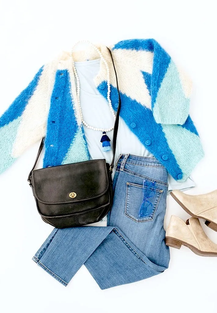 Vintage Mohair Cardigan Sweater