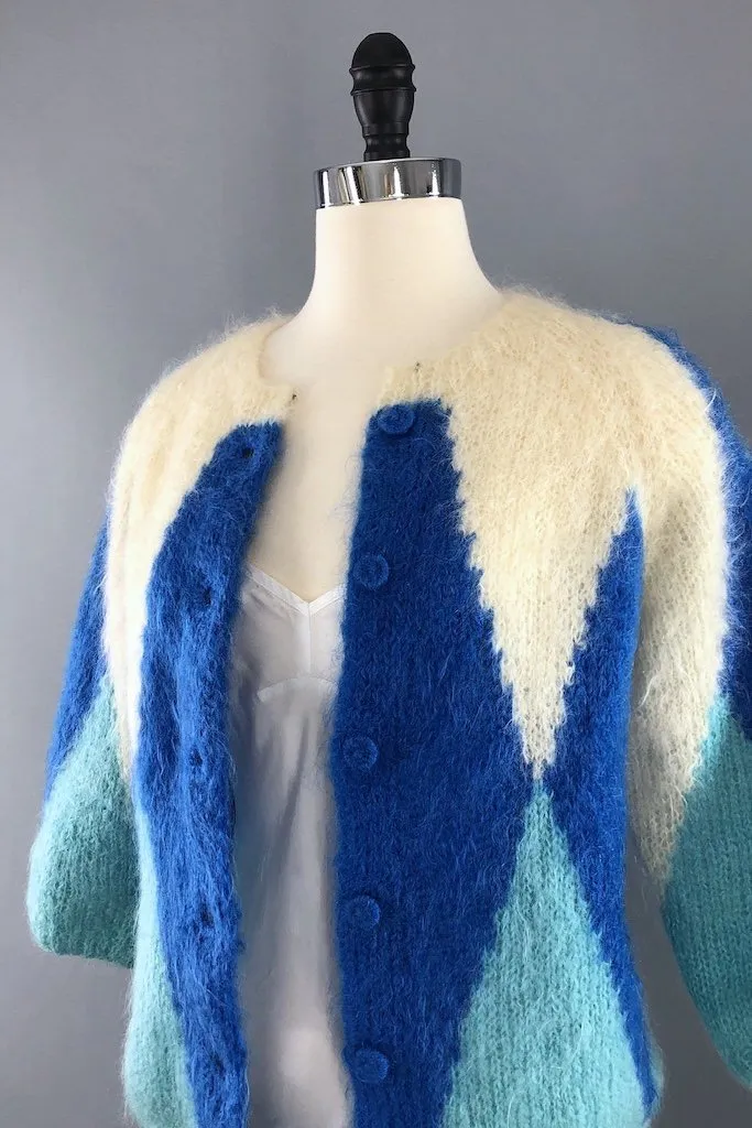 Vintage Mohair Cardigan Sweater