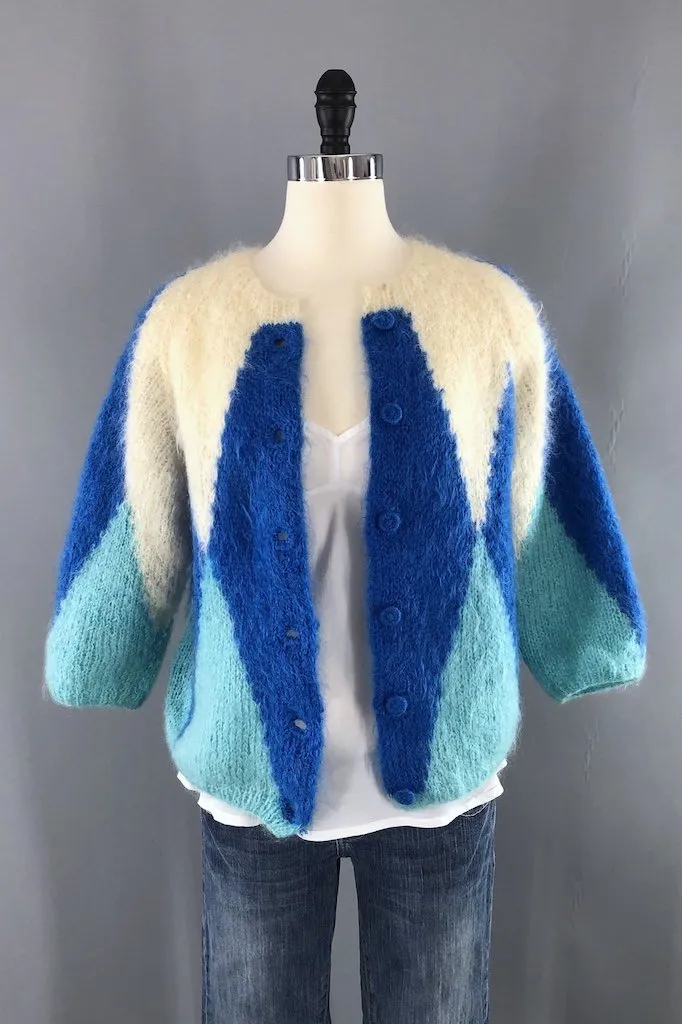 Vintage Mohair Cardigan Sweater